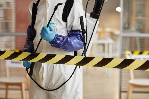Professional Trauma Scene Cleanup technician working in Windsor, IL